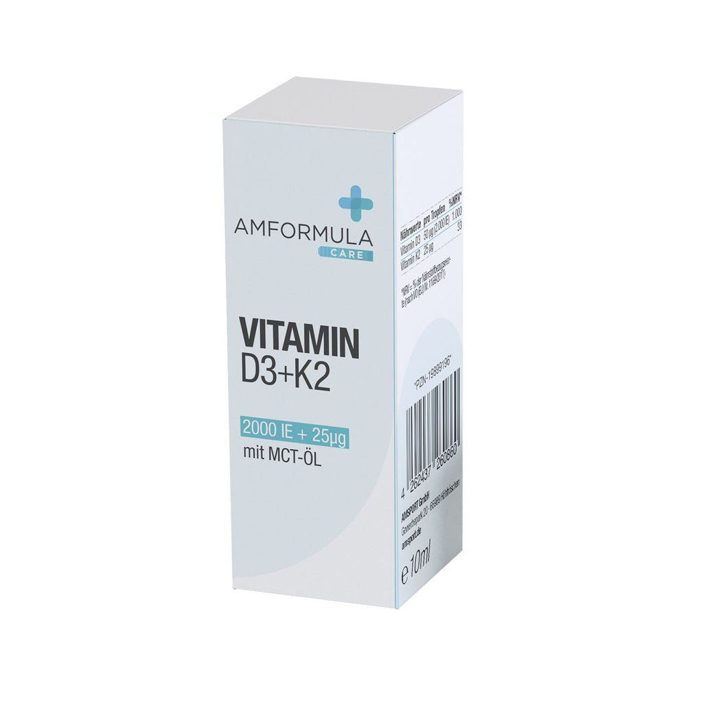 AMFORMULA Care Vitamin D3 + K2 mit MCT-Öl 10ml