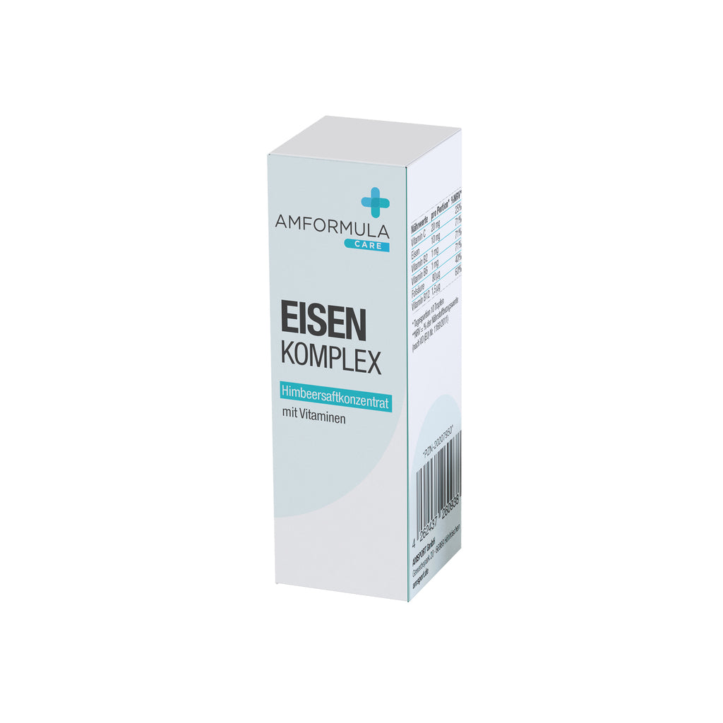 AMFORMULA Care Eisen plus Vitamine Tropfen Himbeere 20 ml