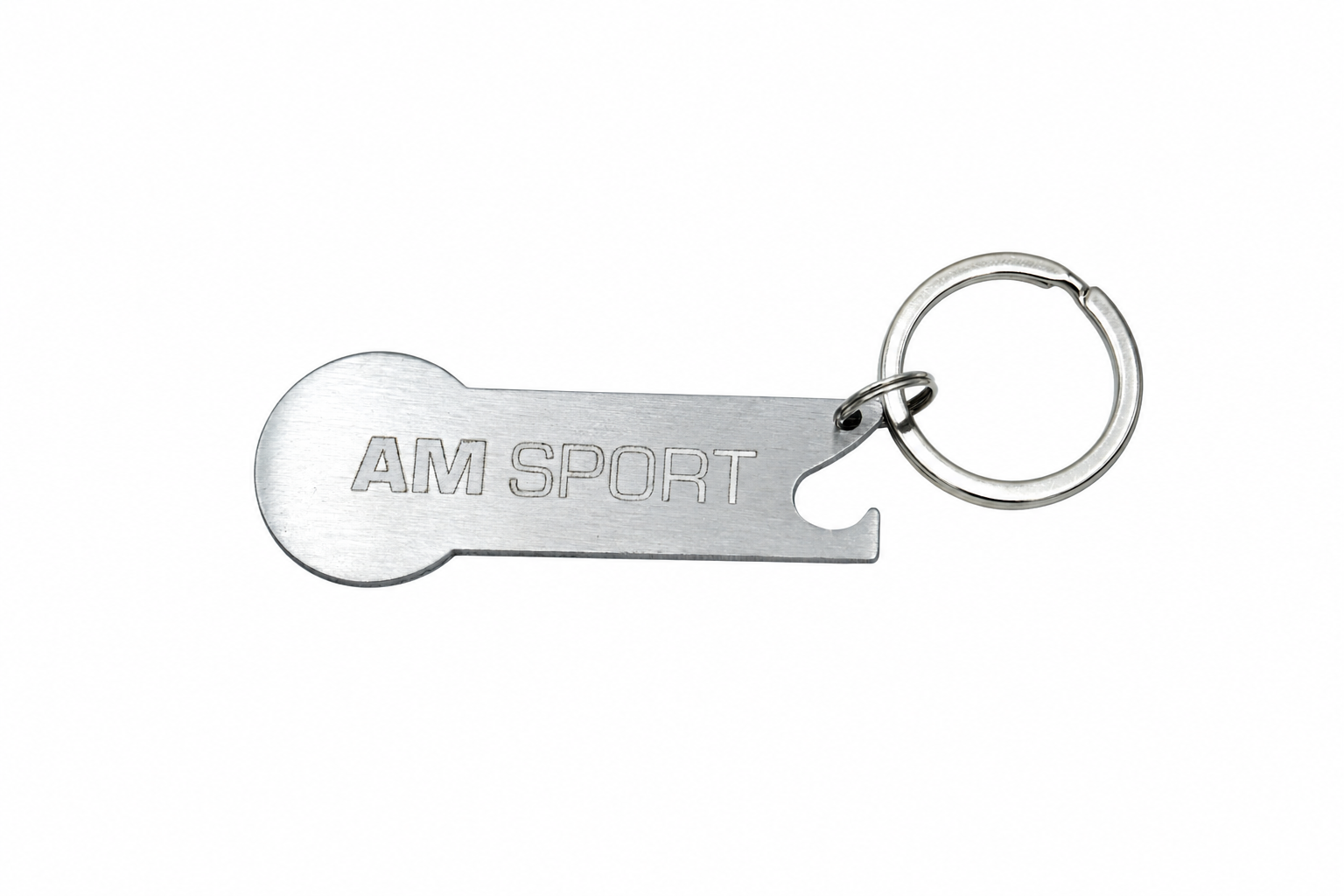 AMSPORT Schlüsselanhänger mit Einkaufswagenlöser und Flaschenöffner