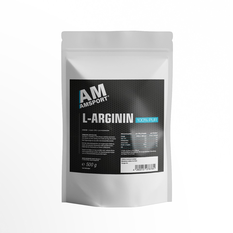 AMSPORT L-Arginin Base Pulver 500 g