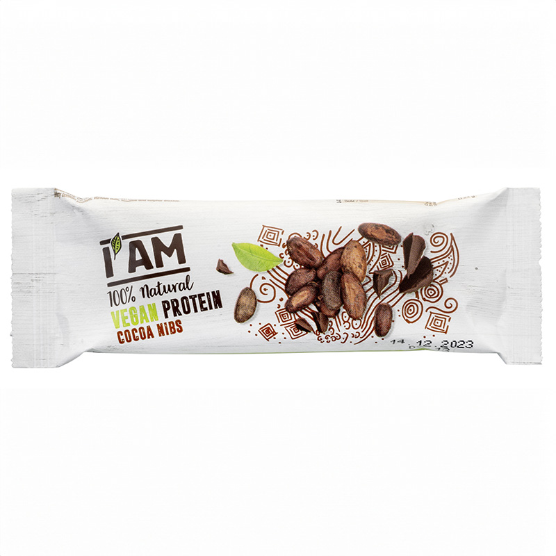 IAM Vegan Protein Riegel Cocoa Nibs 40 g