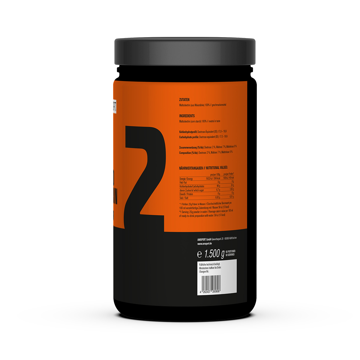 Maltodextrin 100% Pur 1500g Ds.