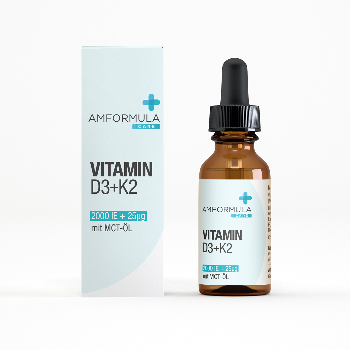 AMFORMULA Care Vitamin D3 + K2 mit MCT-Öl 10ml 